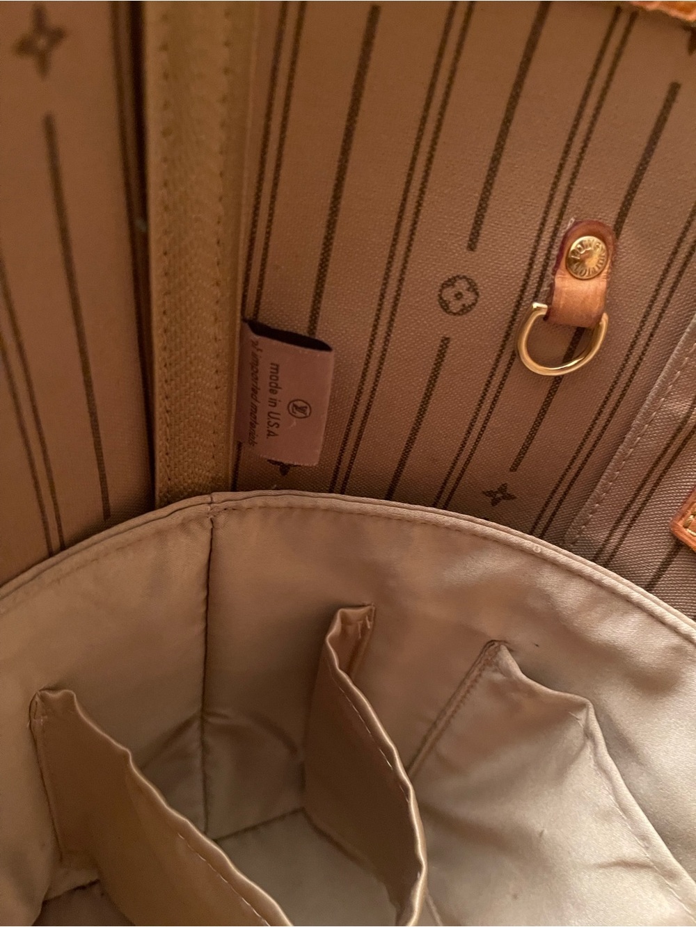 Louis Vuitton Monogram Neverfull MM Canvas Tote With Leather Trim and Dust Bag - Picture 15 of 16